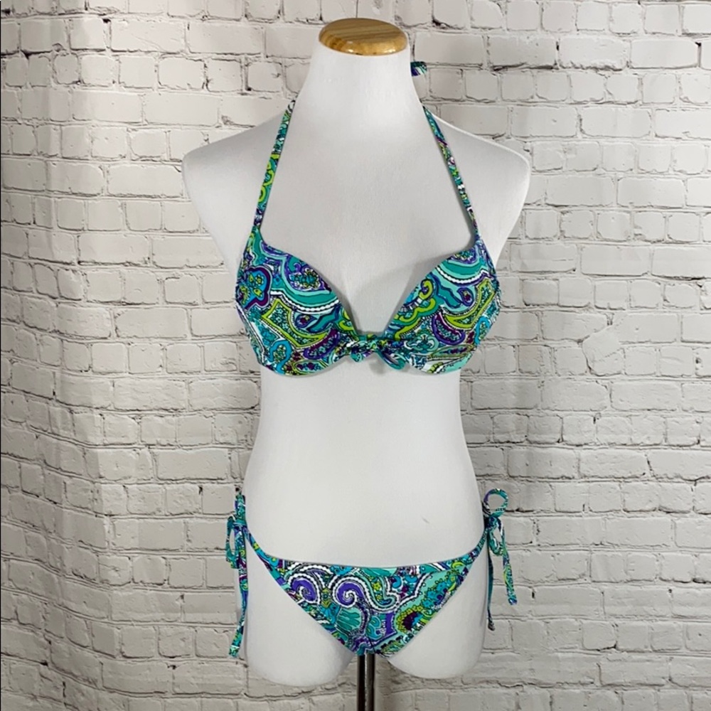 Aerie Charley paisley bikini